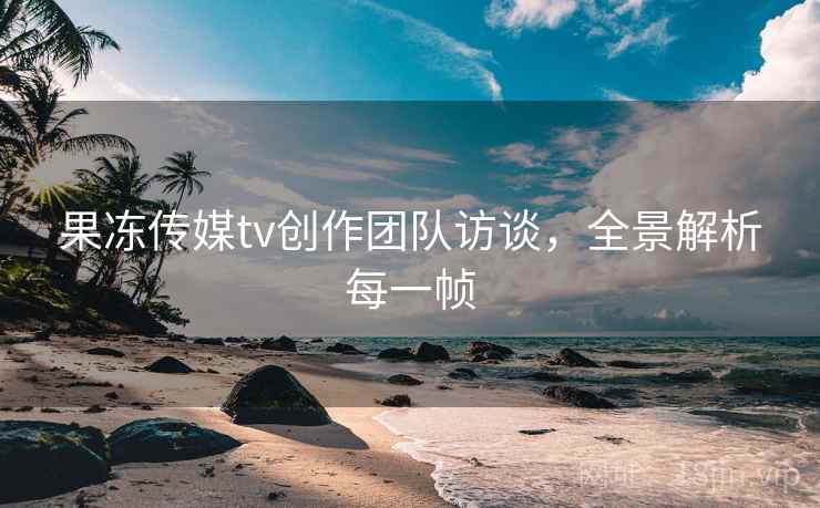 果冻传媒tv创作团队访谈,全景解析每一帧