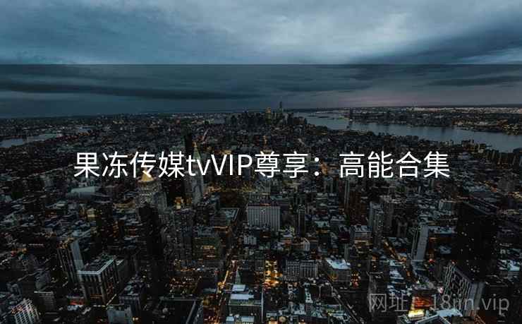 果冻传媒tvVIP尊享：高能合集